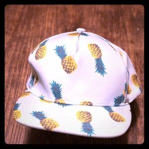 Pineapple designed with a white background